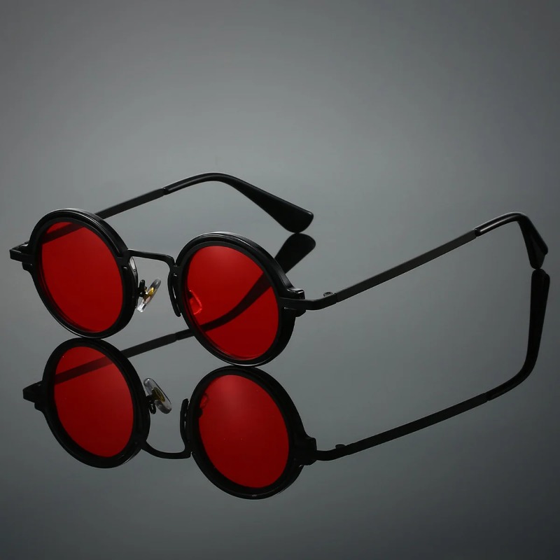 New Retro Metal Round Frame Su - Women'S Fashion Eyeglass Frames ulasan dan harga