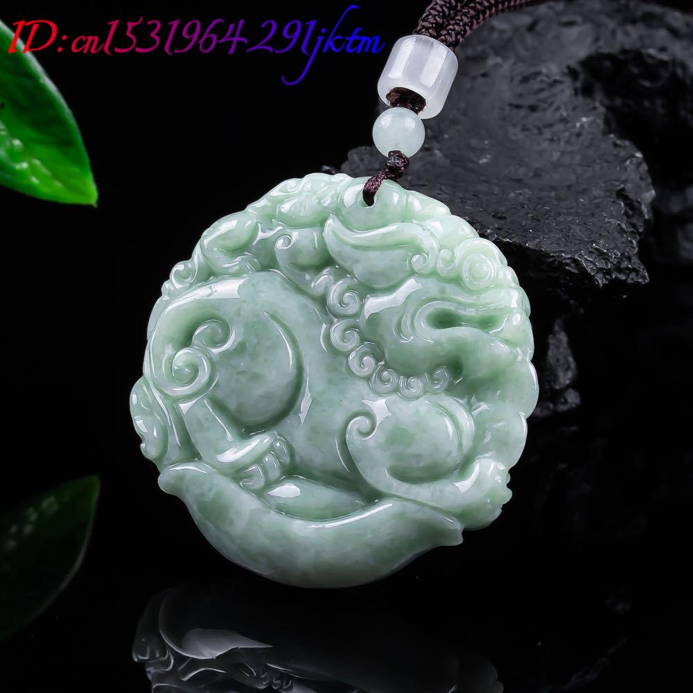 Natural Myanmar Jadeite Pixiu  - Women Fashion Necklace ulasan dan harga