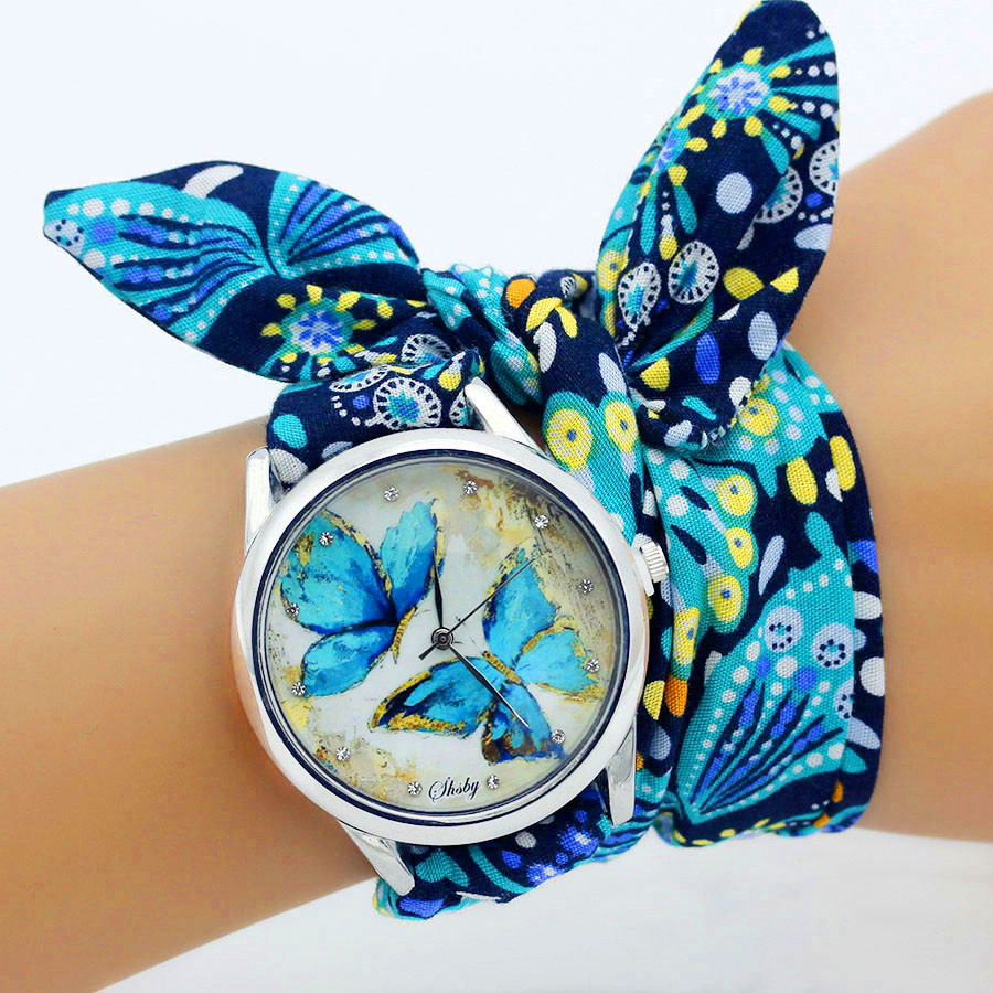 Shsby New Ladies Cloth Wristwa - Women'S Fashion From The 60S ulasan dan harga