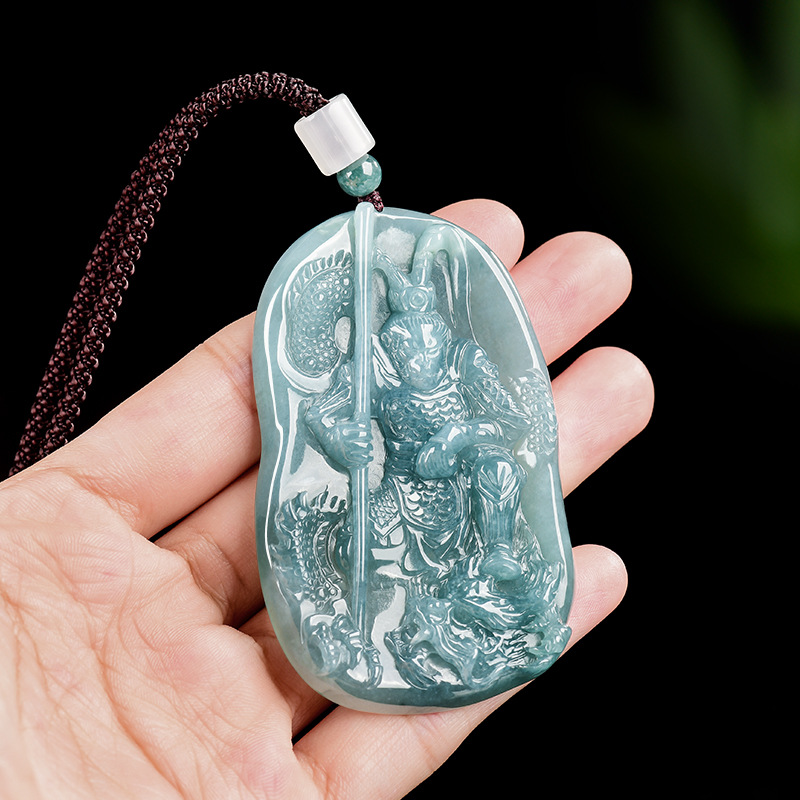 Burmese Jadeite Monkey King Pe - Women Fashion Necklace ulasan dan harga