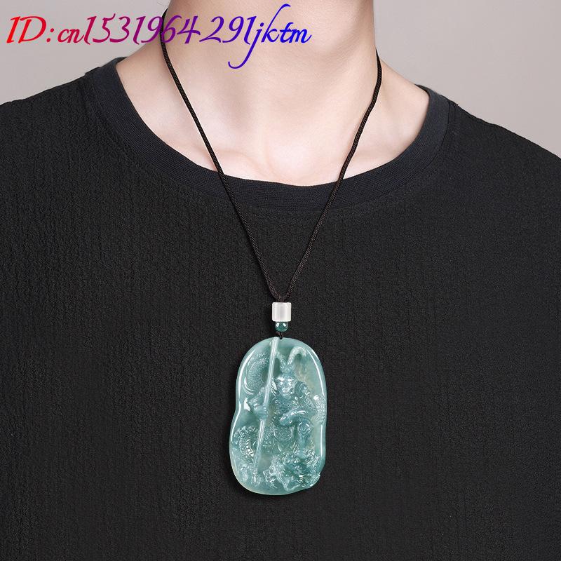Burmese Jadeite Monkey King Pe - Women Fashion Necklace ulasan dan harga